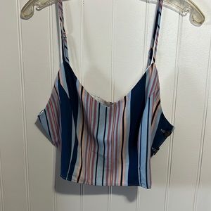 Striped crop top